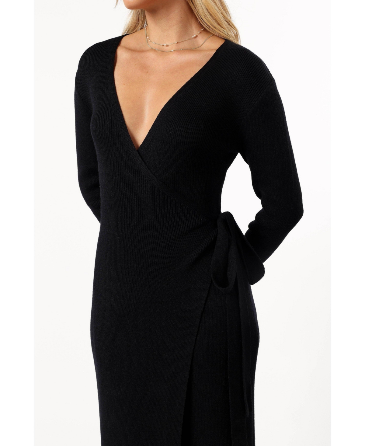 Petal and Pup Kellan Wrap Midi Dress