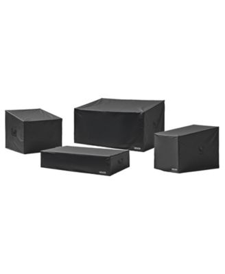 Waterproof Patio Furniture Cover Set of 4 Pieces 420D for Table Chairs and Sofa