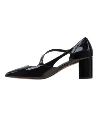 BIONDY Women's Mid-Height Block Heel Pumps