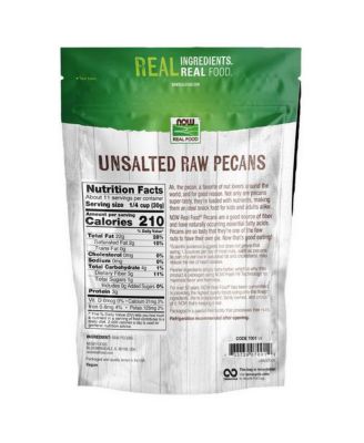 NOW  Foods Pecans Halves and Pieces Raw ,12 oz