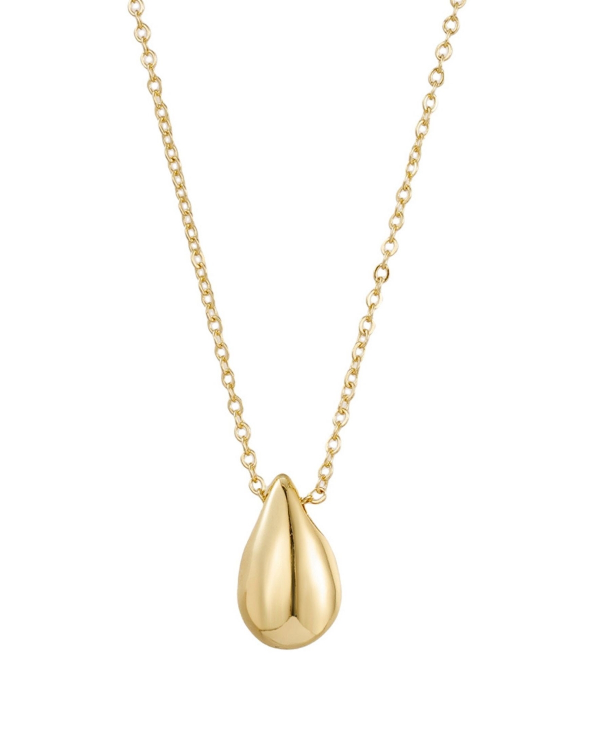 Adornia Gold Teardrop Necklace In Gold