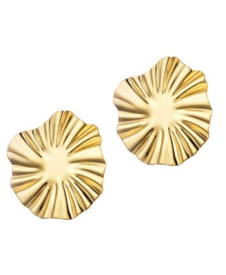 Tarnish Resistant Gold Plated Burst Stud Earrings