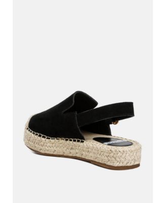 Affie Genuine Suede Slingback Strap Espadrilles Women