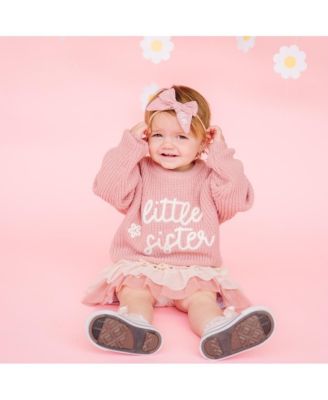 Little Girls Little Sister Knit Sweater