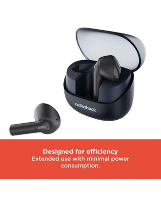 Transparent Case navy blue TWS Earbuds, White, IPX5, Bluetooth 5.4, Noise Cancelling 3304411