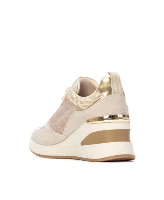 Women's Suede Wedge Sneakers By XTI
