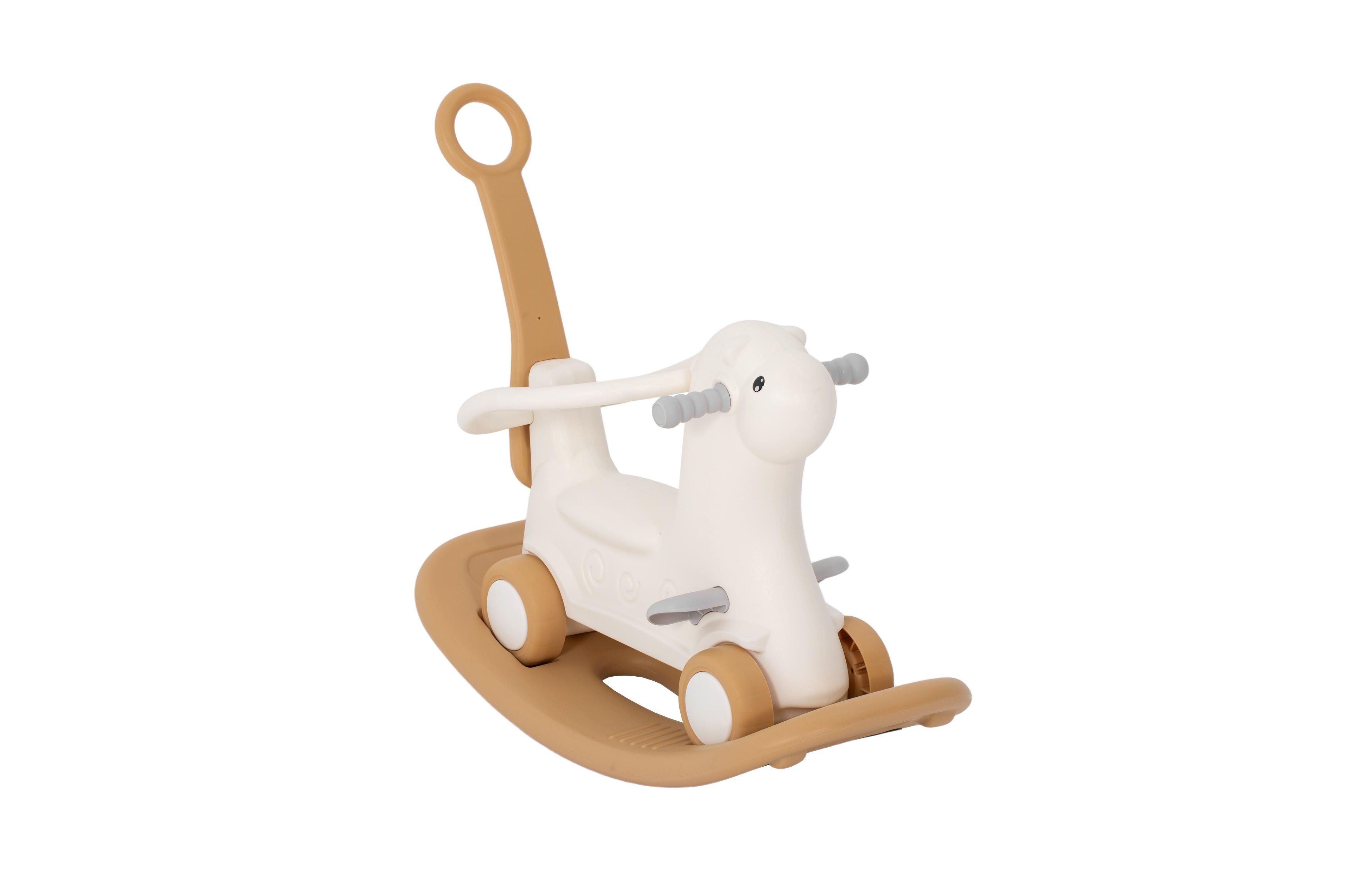 Qaba 4-in-1 Rocking Horse with Detachable Balance Board, Ages 1-3