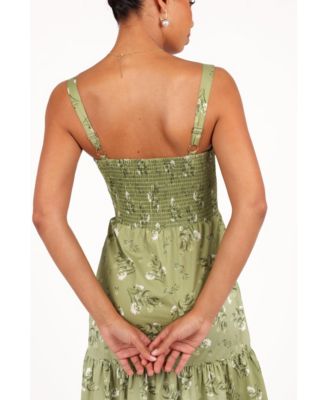 Women's Paisley Midi Dress