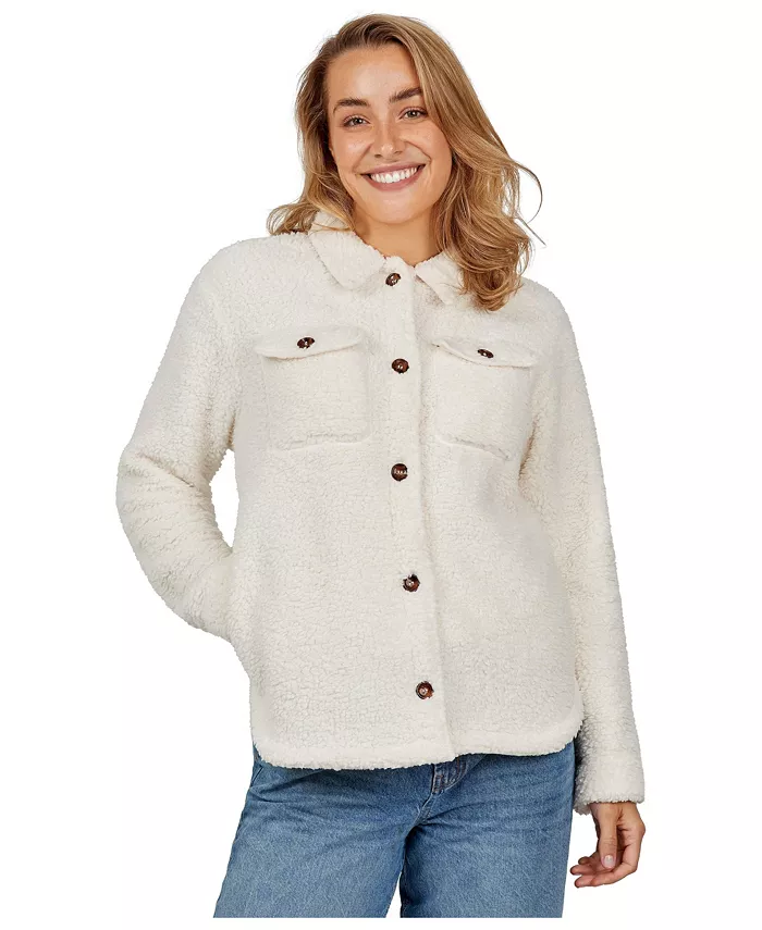 Women's High Pile Shacket - thumbnail 8