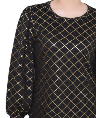 Petite Bishop Sleeve Pullover Top