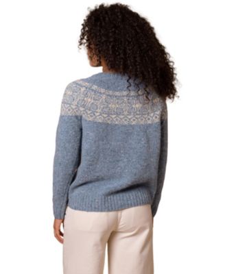 Women's Donegal Fair Isle Yoke Sweater