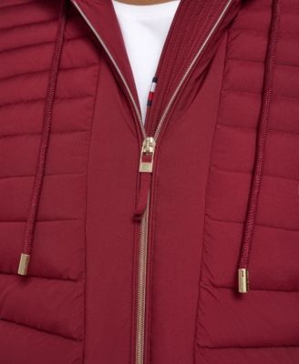 Plus Size Hooded Packable Puffer Coat