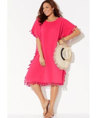 Women's Everly Pom Pom Cover Up Tunic