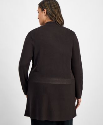 Plus Size Monteray Open-Front Cardigan