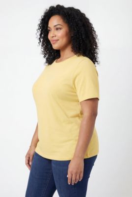 Plus Size Perfect Short-Sleeve Crewneck Tee