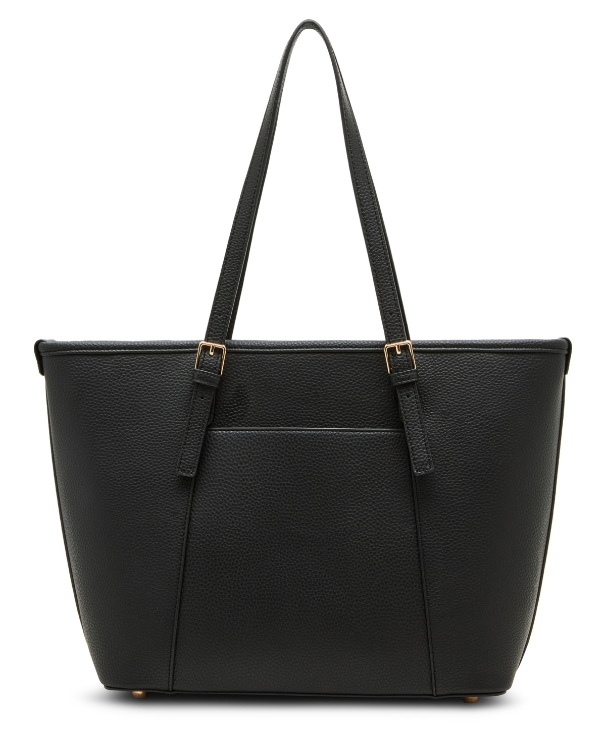 Anne Klein Double Strap Medium Perfect Tote Bag In Black
