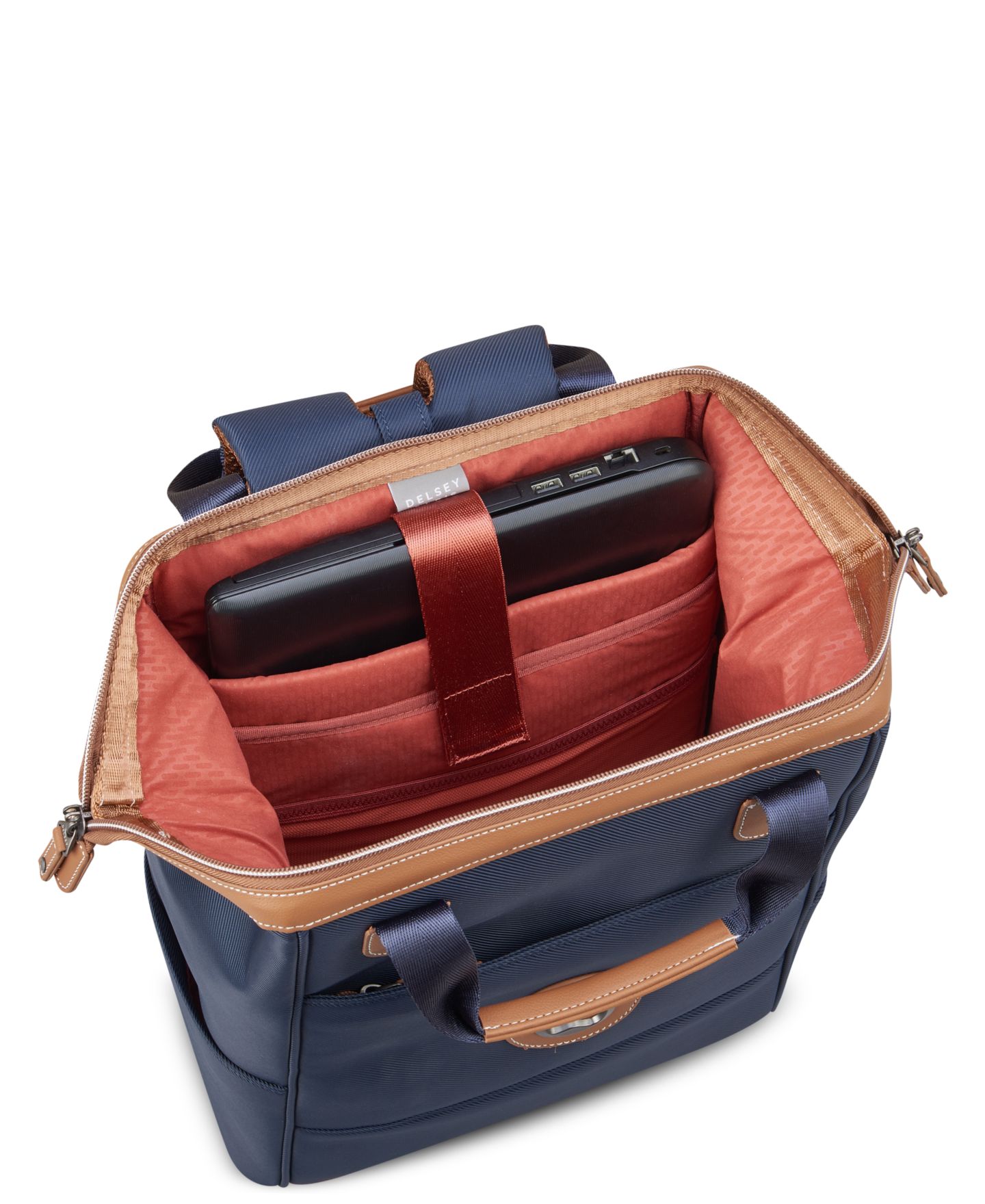 Сумка Delsey Paris Chatelet Air 2.0 15" Totepack, цвет: Тёмно-синий — фото 3