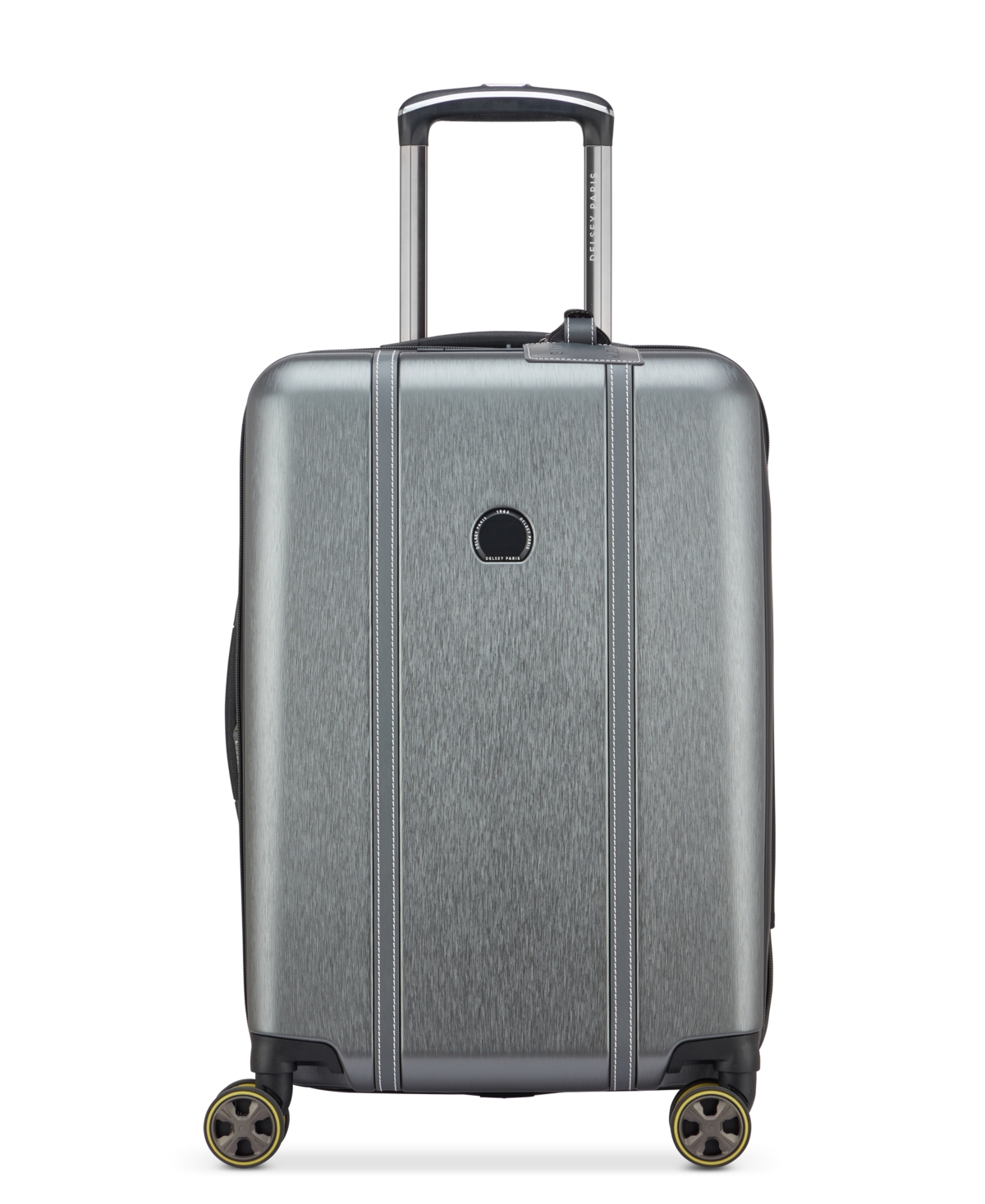 Delsey Paris Cadence 20'' Carry-on Expendal Spinner In Silver