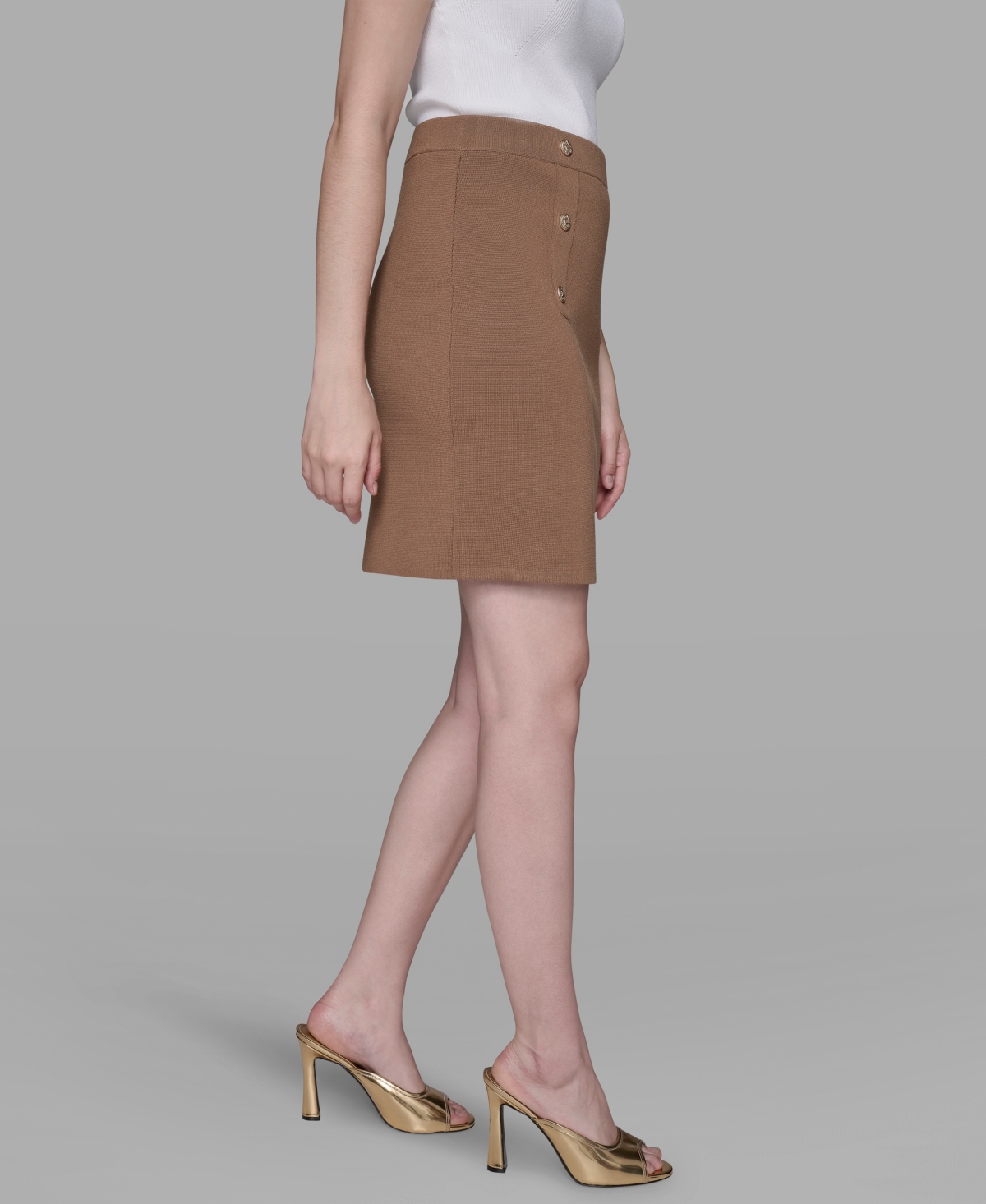Karl Lagerfeld Women's Pencil Skirt In Brown