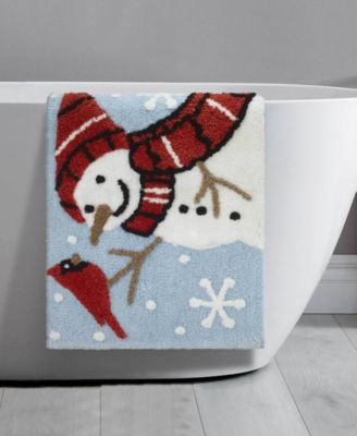 Holiday Cheer Polyester Bath Rug, 30" x 20"