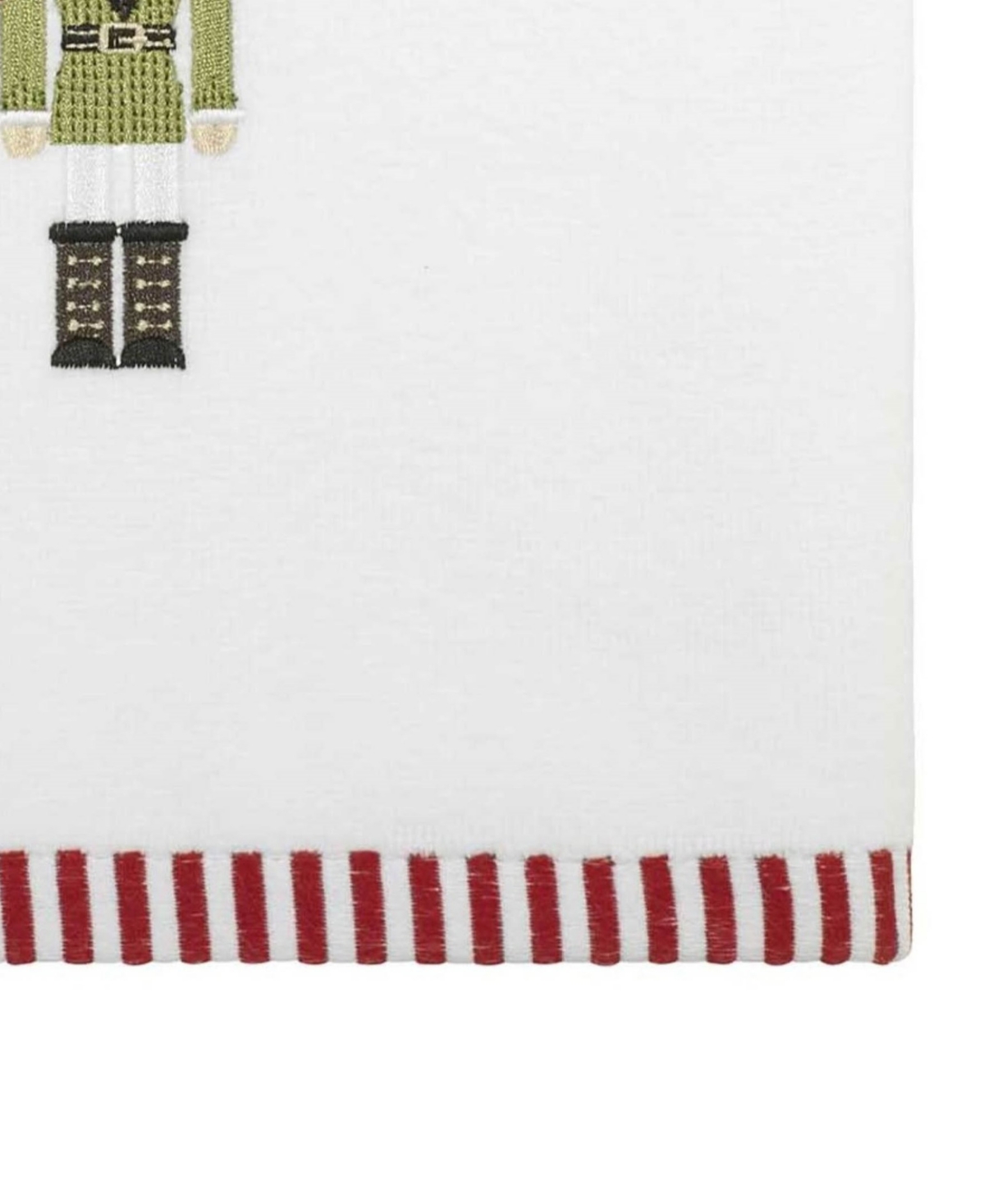 Avanti Peppermint Nutcracker Cotton 2-Pc. Bath Towel Set, 52" x 27"