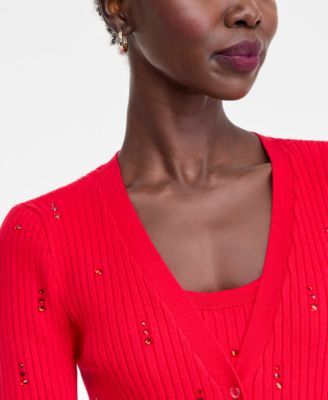 Women's Embellished Cardigan, Macy's Exclusive