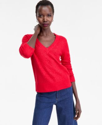 Women's Rhinestone Embellished Sweater, Macy's Exclusive