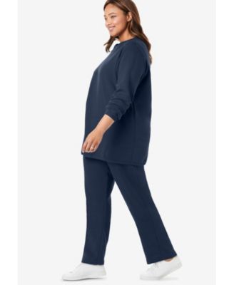 Women's Within Fleece Sweatshirt Set.