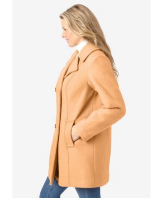 Women's Within Wool-Blend Double-Breasted Peacoat