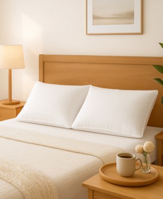 Gusseted Firm Plush Down Alternative Side/Back Sleeper 2-Pack Pillow, Standard