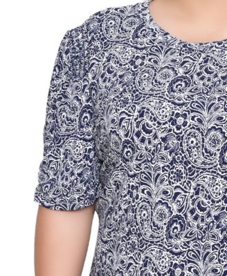 Plus Size Short Sleeve Crew Neck Top