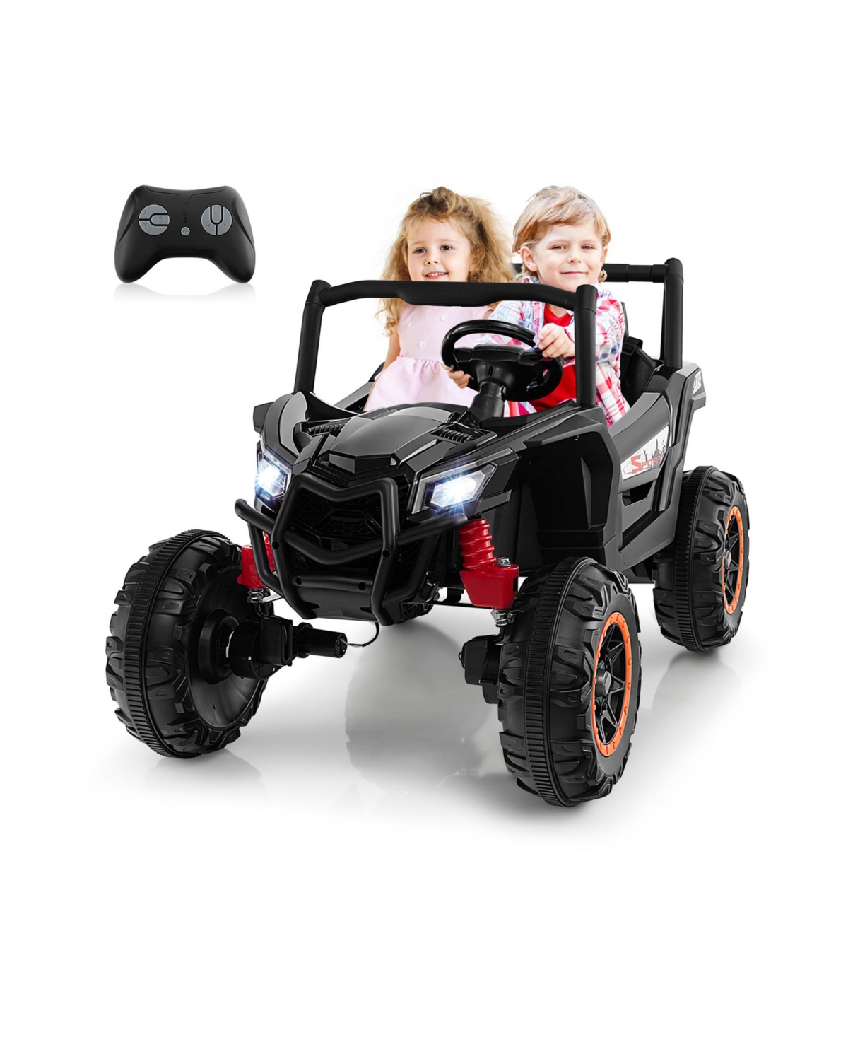 2-Seater Kids Ride on Utv with 2.4G Remote Control for over 3 Years Old Children