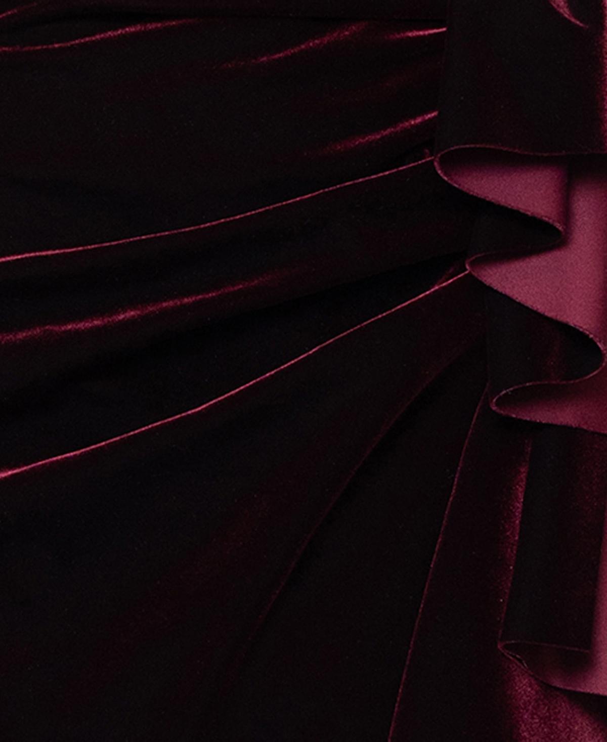 Xscape Women's Off Shoulder Neck Dress In Burgundy