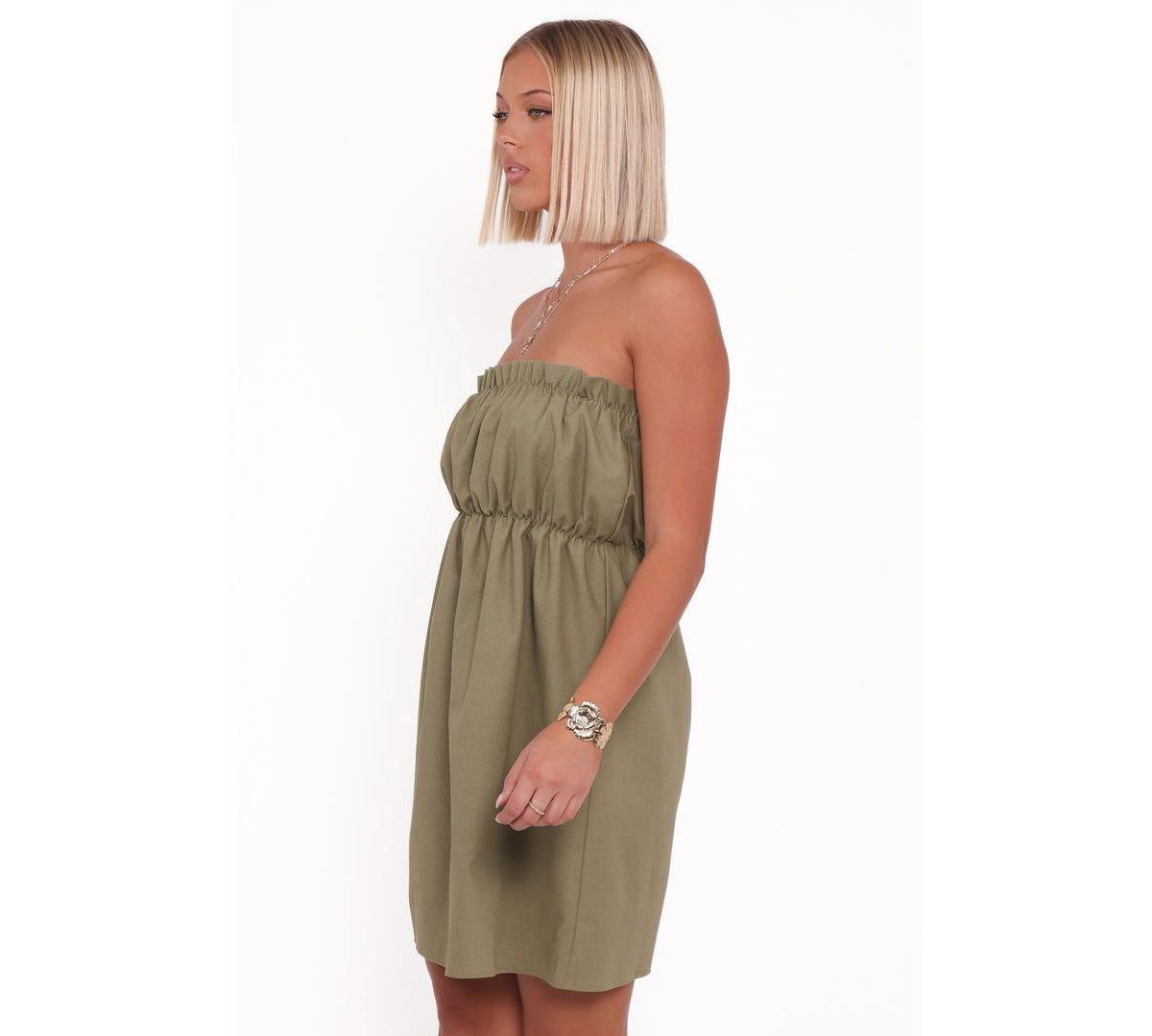 Petal and Pup Women's Stratton Mini Dress - Leaf Green
