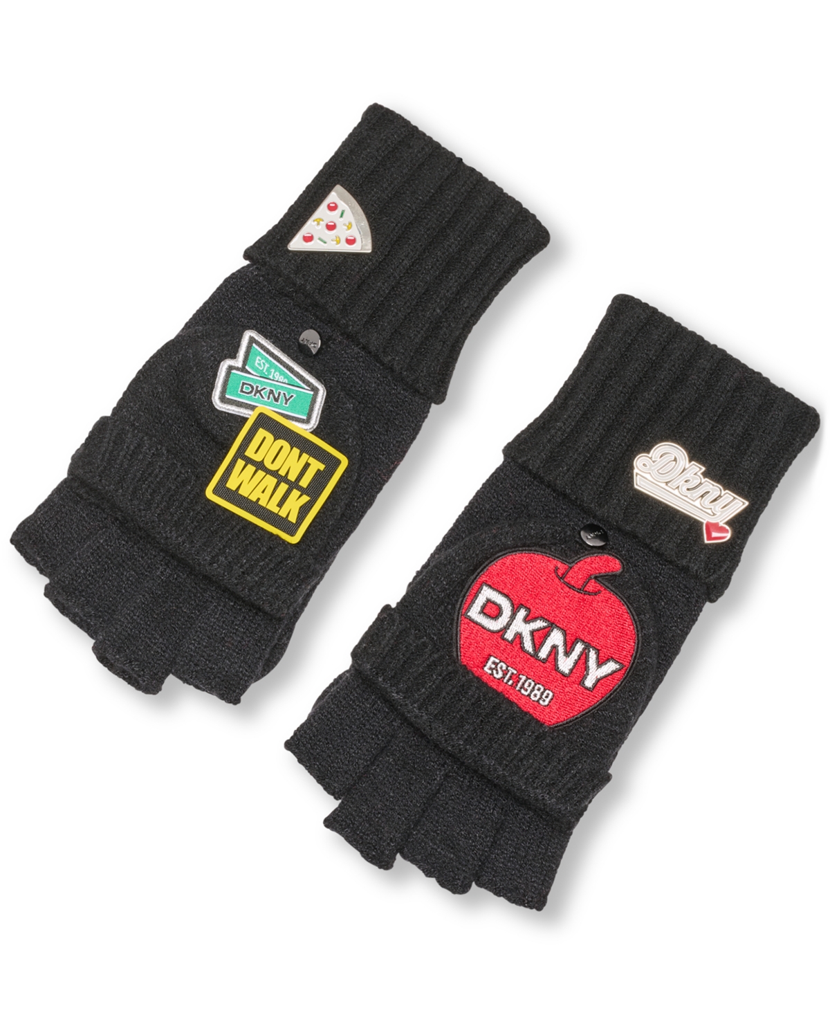 Dkny Women's Nyc Flip Top Gloves In Animal Print