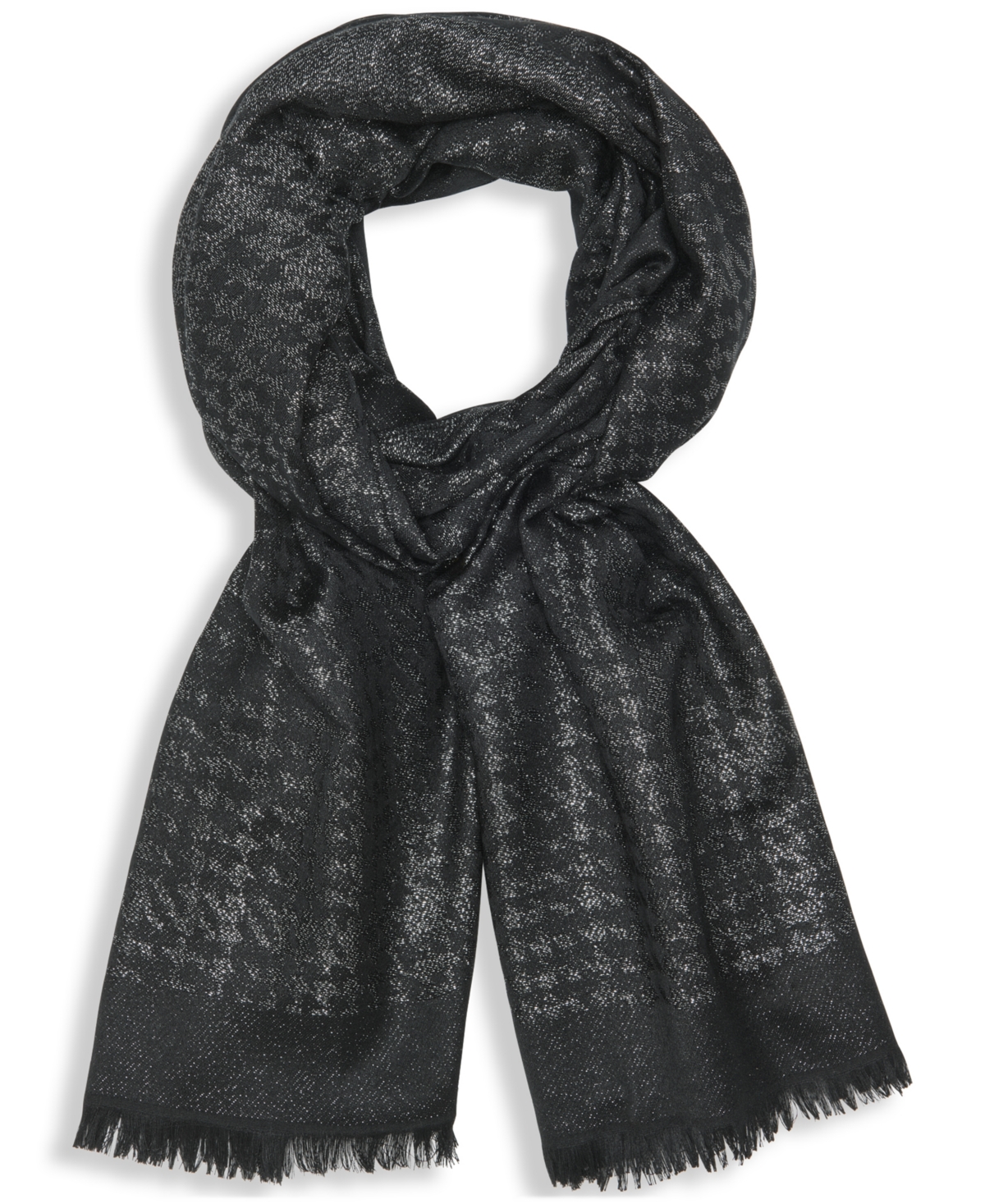 Calvin Klein Women's Tweed Pattern Lurex Wrap