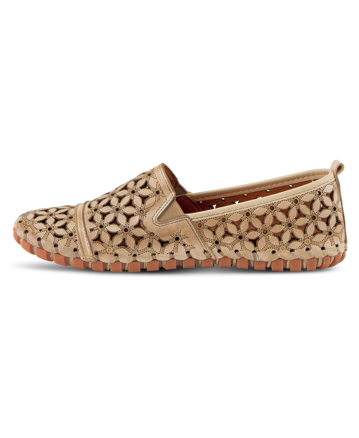 Женские туфли Spring Step Flowerflow Loafer Slip-On with Knit Upper, цвет: Бежевый — фото 2