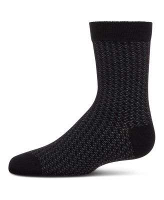 Boys Bicolor Dashline Crew Socks