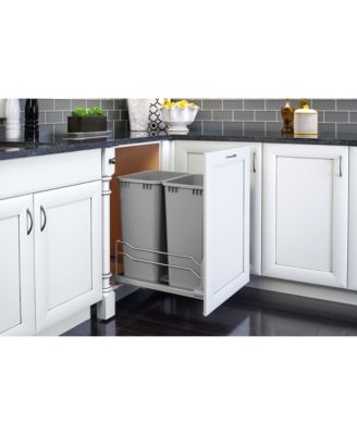 Double Pullout Trash 50 qt. with Soft-close, 53WC-2150SCDM-217