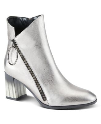 Fabulosa Women's Heel Bootie with Leather Upper