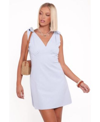 Women's Giada Mini Dress - Pale Blue