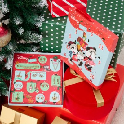 Mickey and Minnie Mouse Love & Friendship Advent Charm Jewelry Set