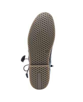 Pomeroy Leather Booties with Basketweave Toe and Lightweight Flexible Sole