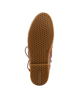 Pomeroy Leather Booties with Basketweave Toe and Lightweight Flexible Sole