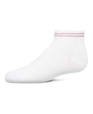 Big Girls Ziggy Double Ring Cotton Blend Anklet Sock