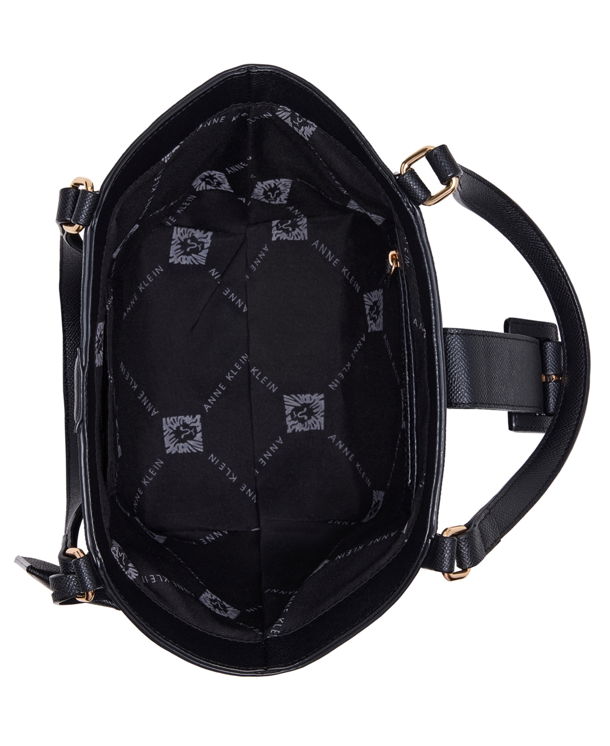 Anne Klein Convertible Strap Mini Tote Bag In Black