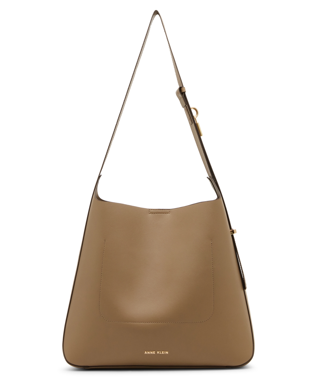 Anne Klein Medium Hobo Tote Bag In Nude