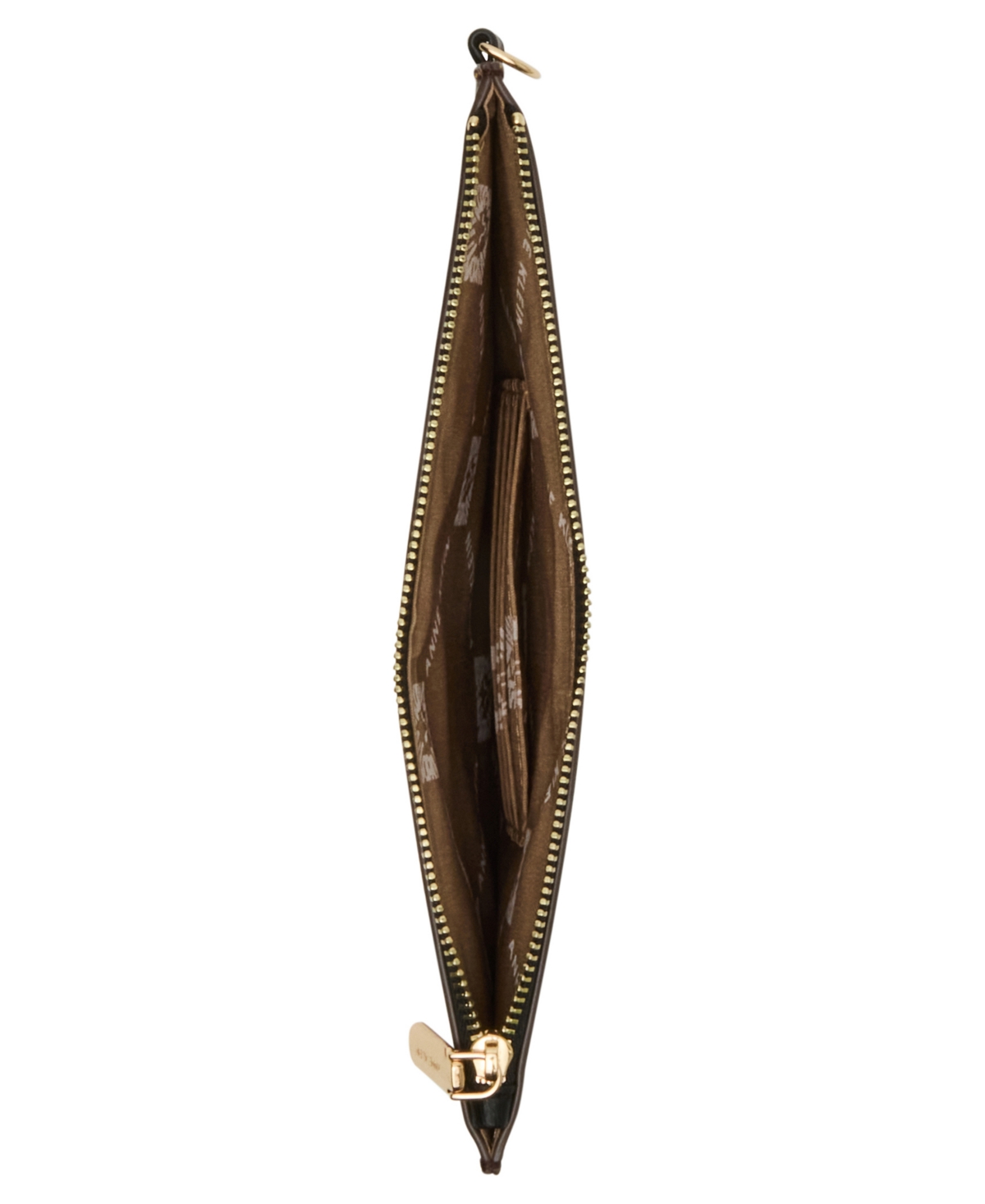 Anne Klein Zipper Wristlet In Burgundy