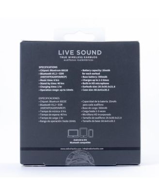 Wireless Headphones 400MAH Active Noise Cancelling IPX5 Black 3304382