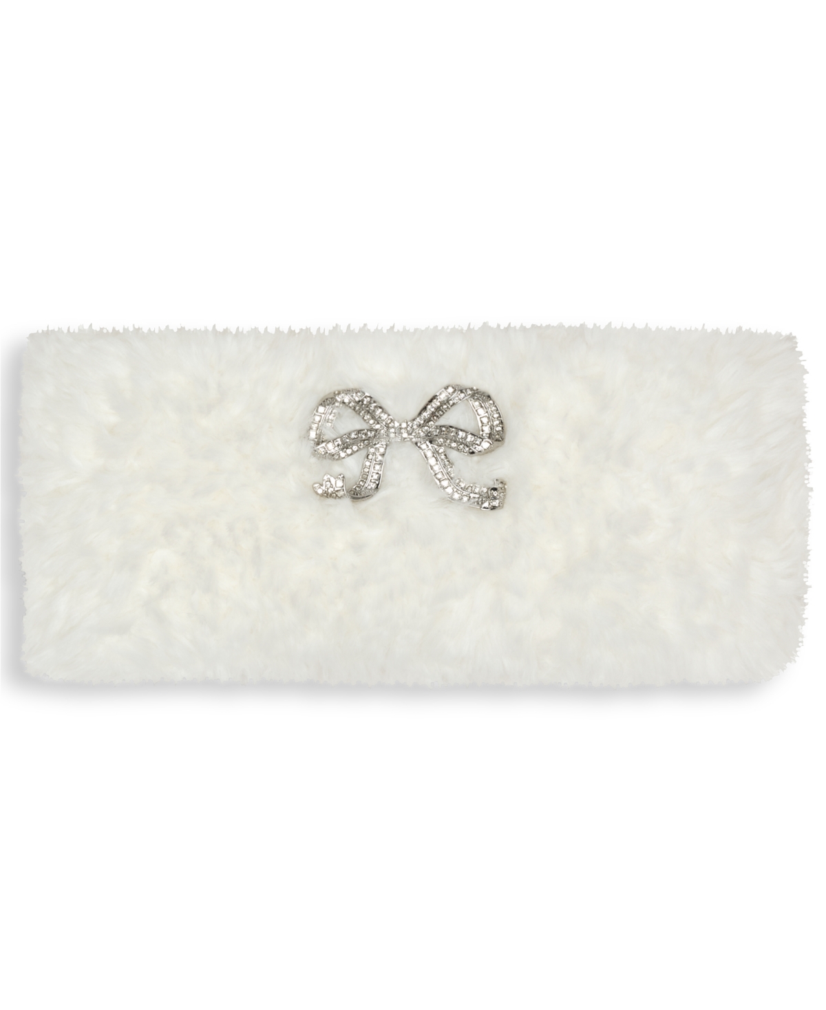 Karl Lagerfeld Women's Bow Applique Headband In White